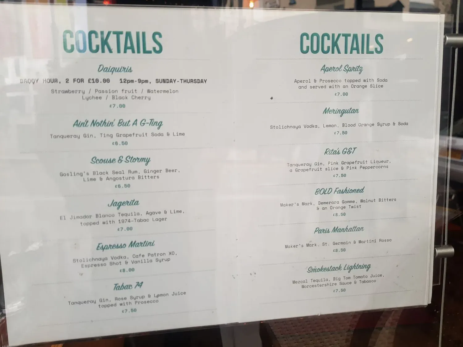 Menu 2