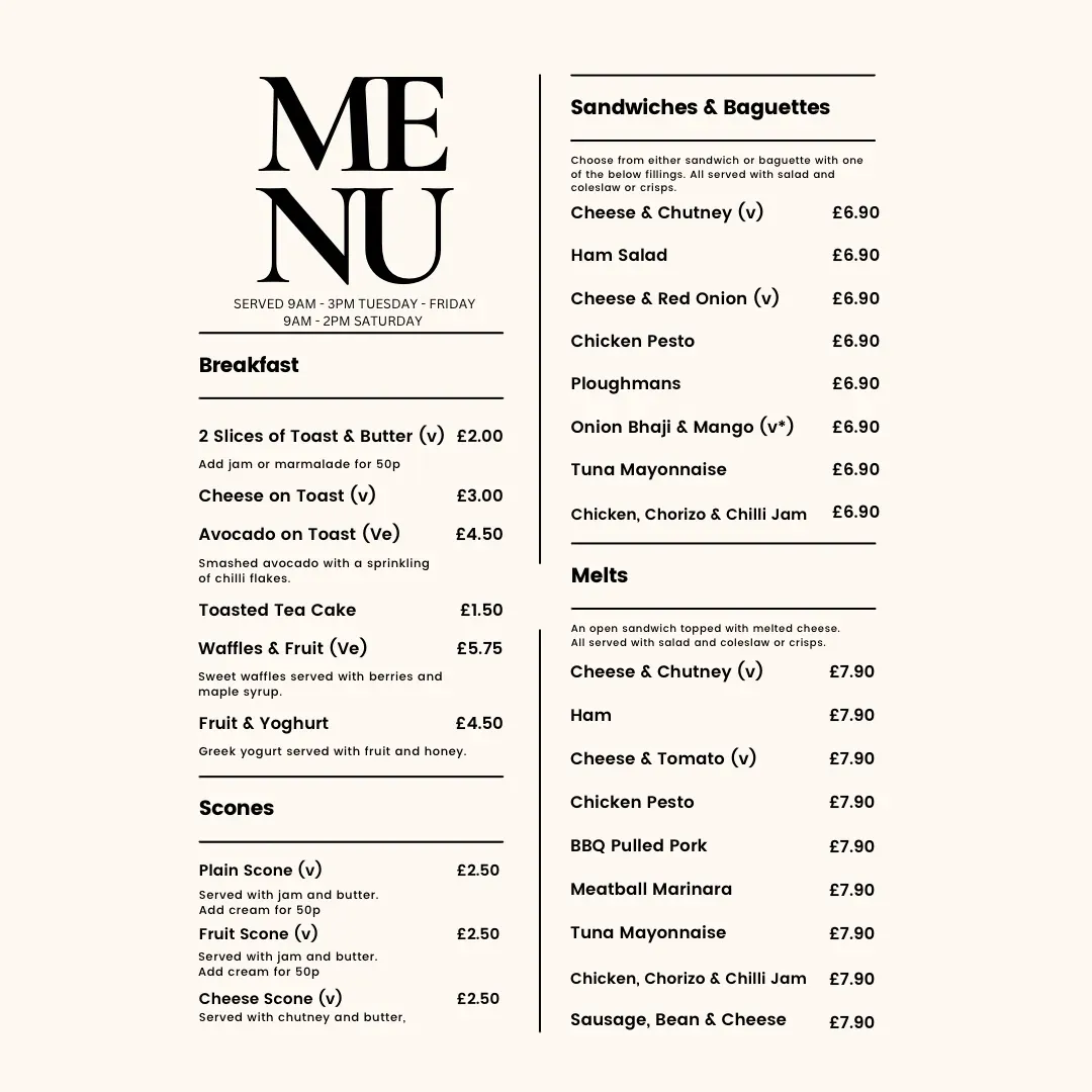 Menu 2