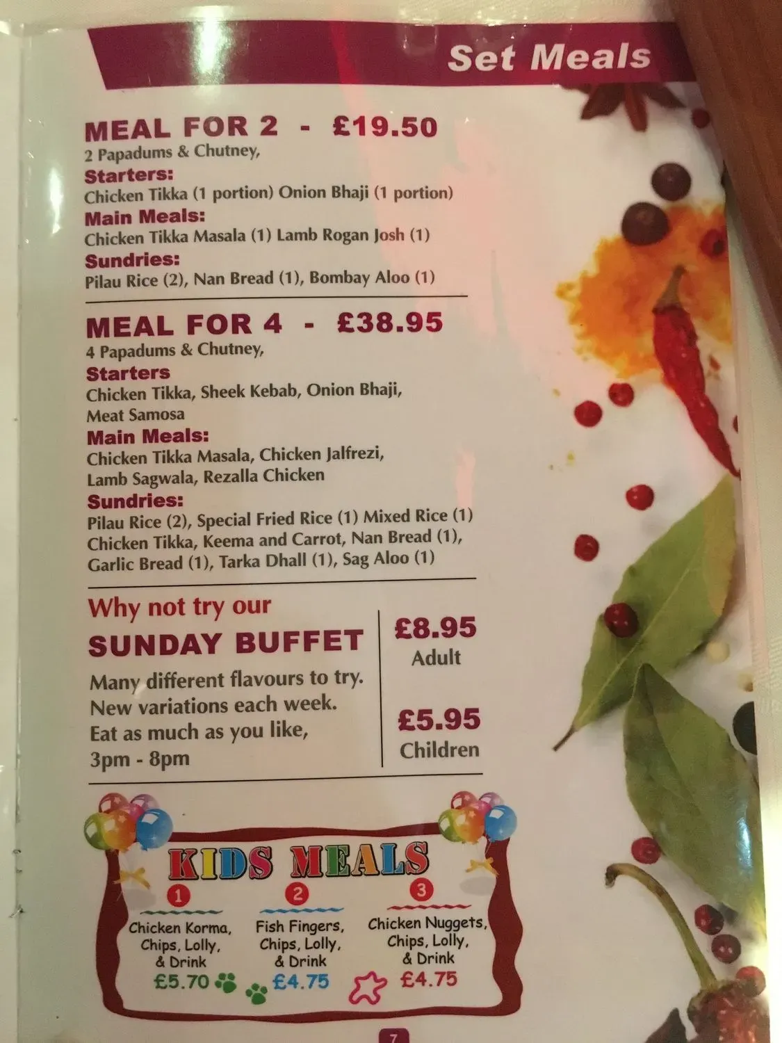 Menu 3