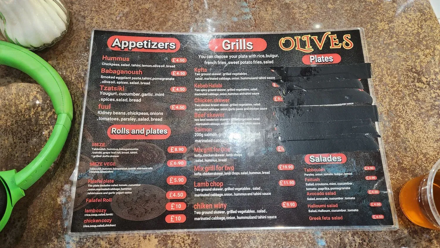 Menu 2