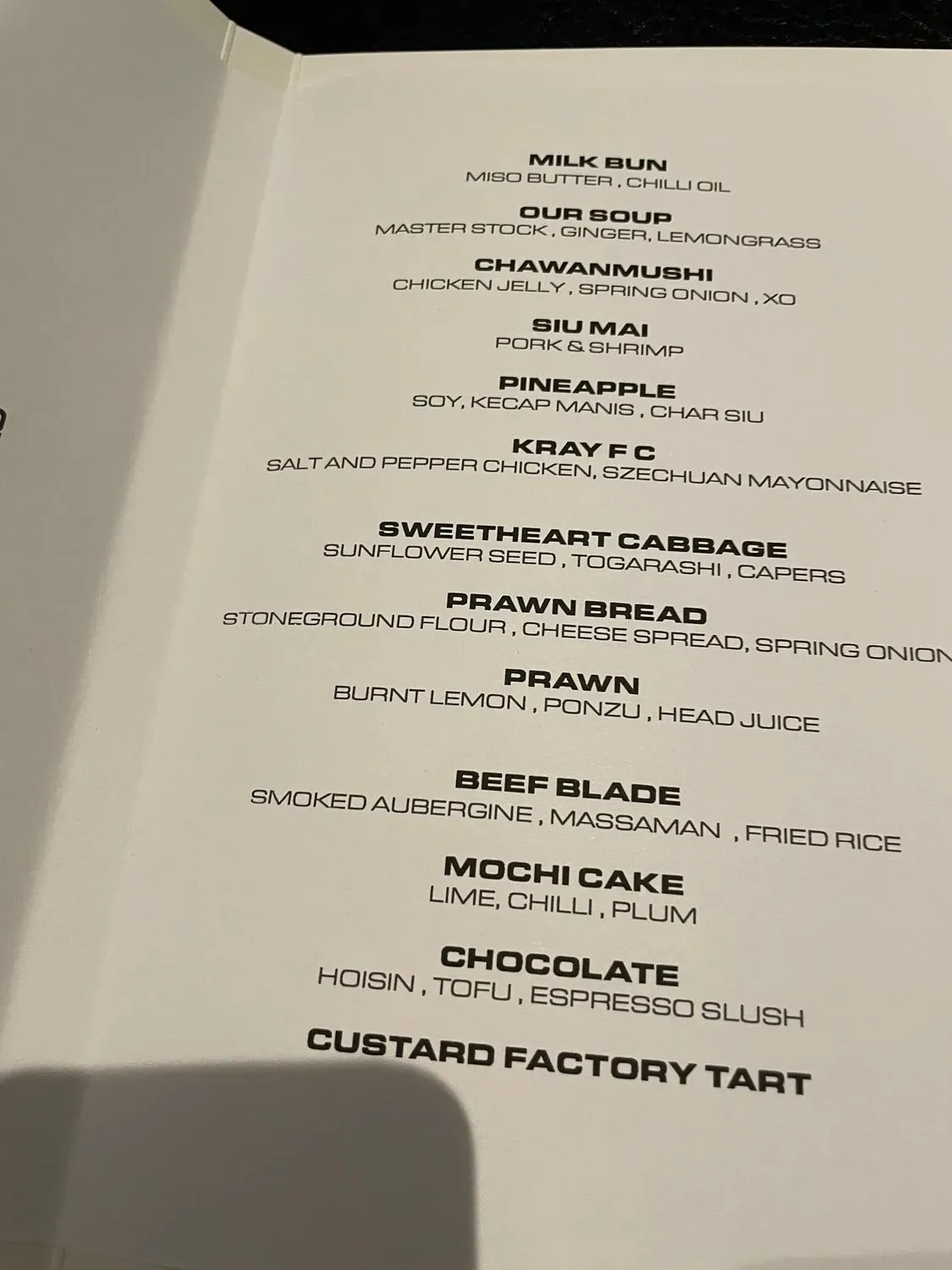 Menu 3