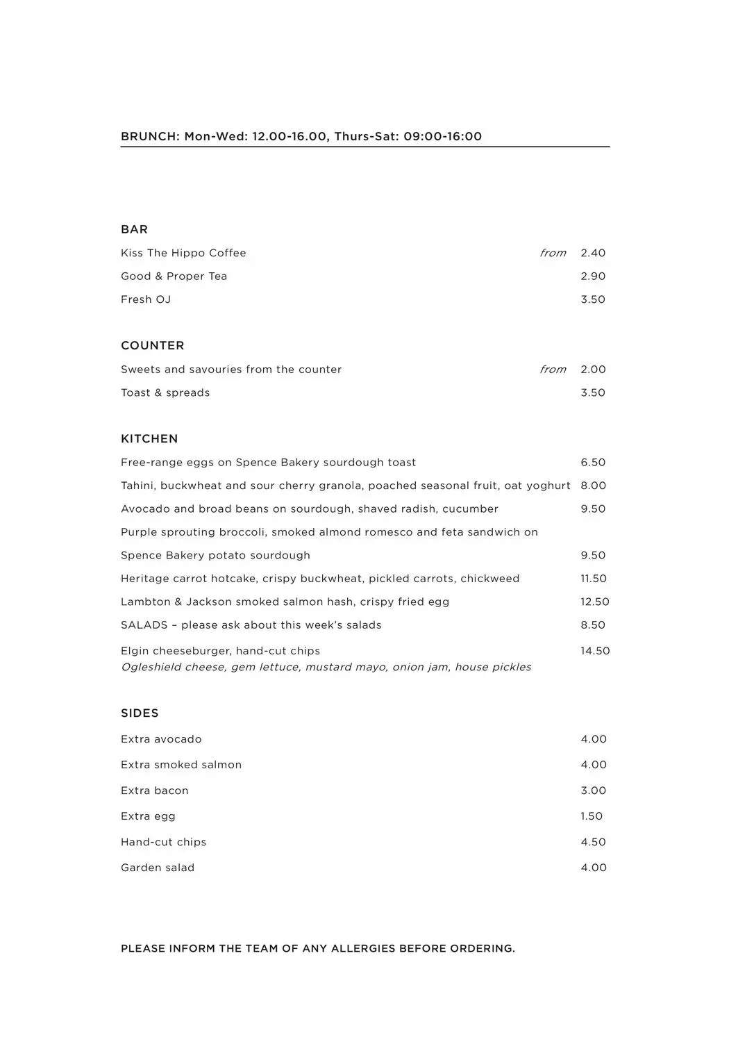 Menu 2