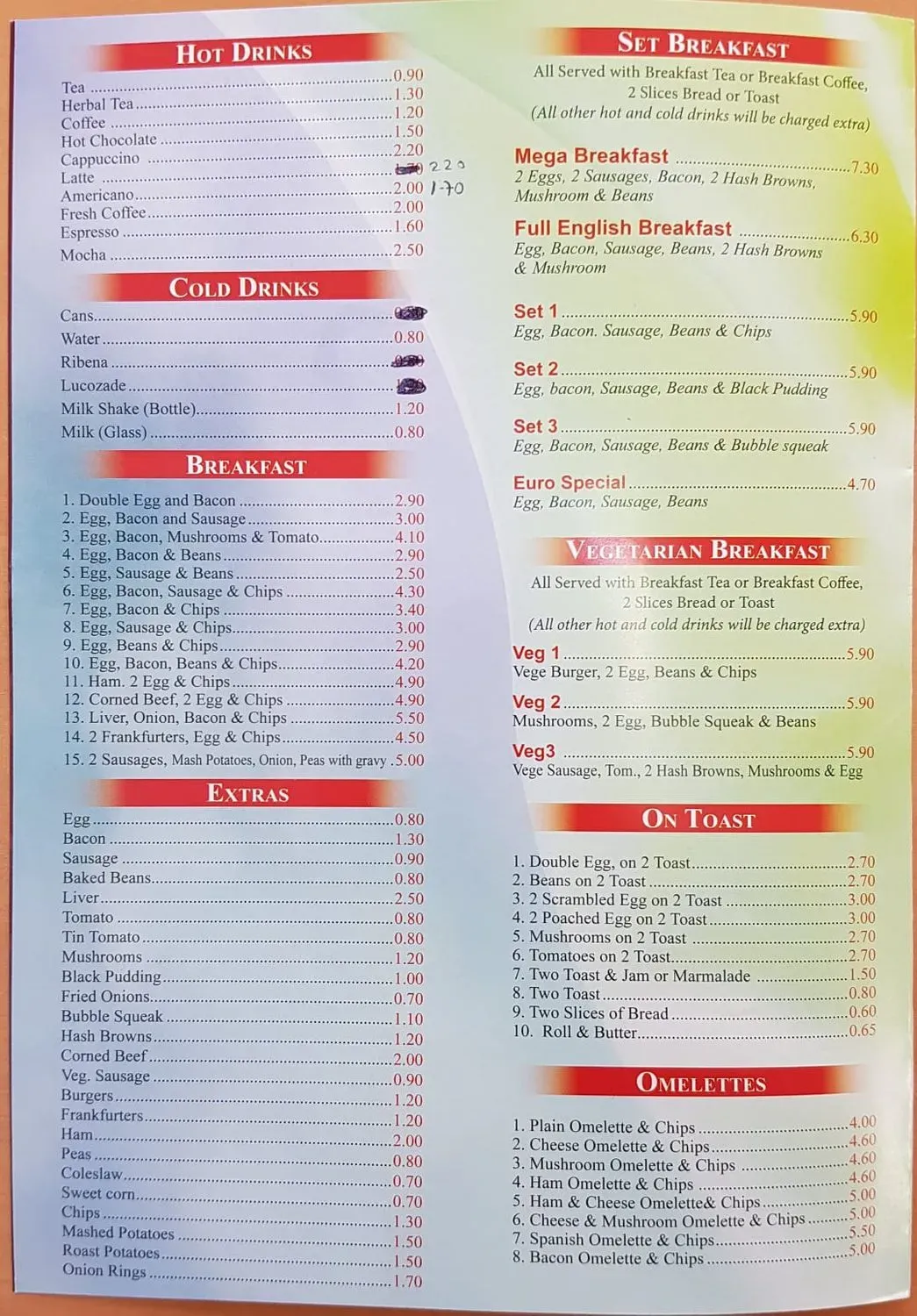 Menu 2