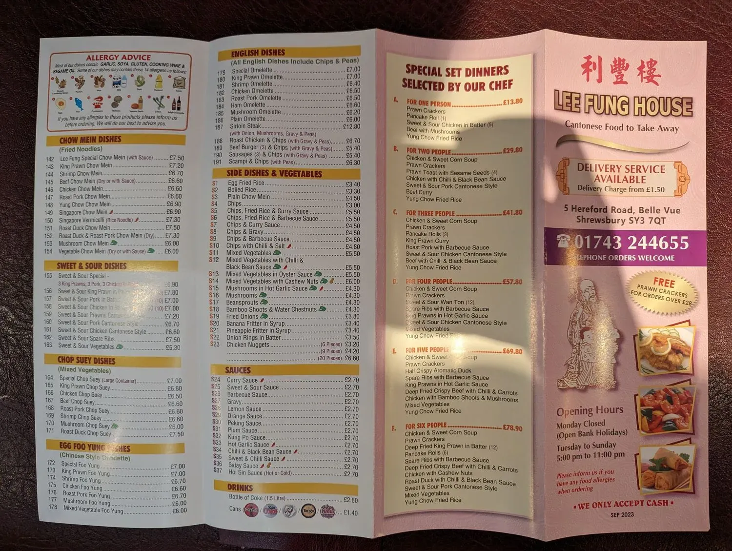 Menu 3