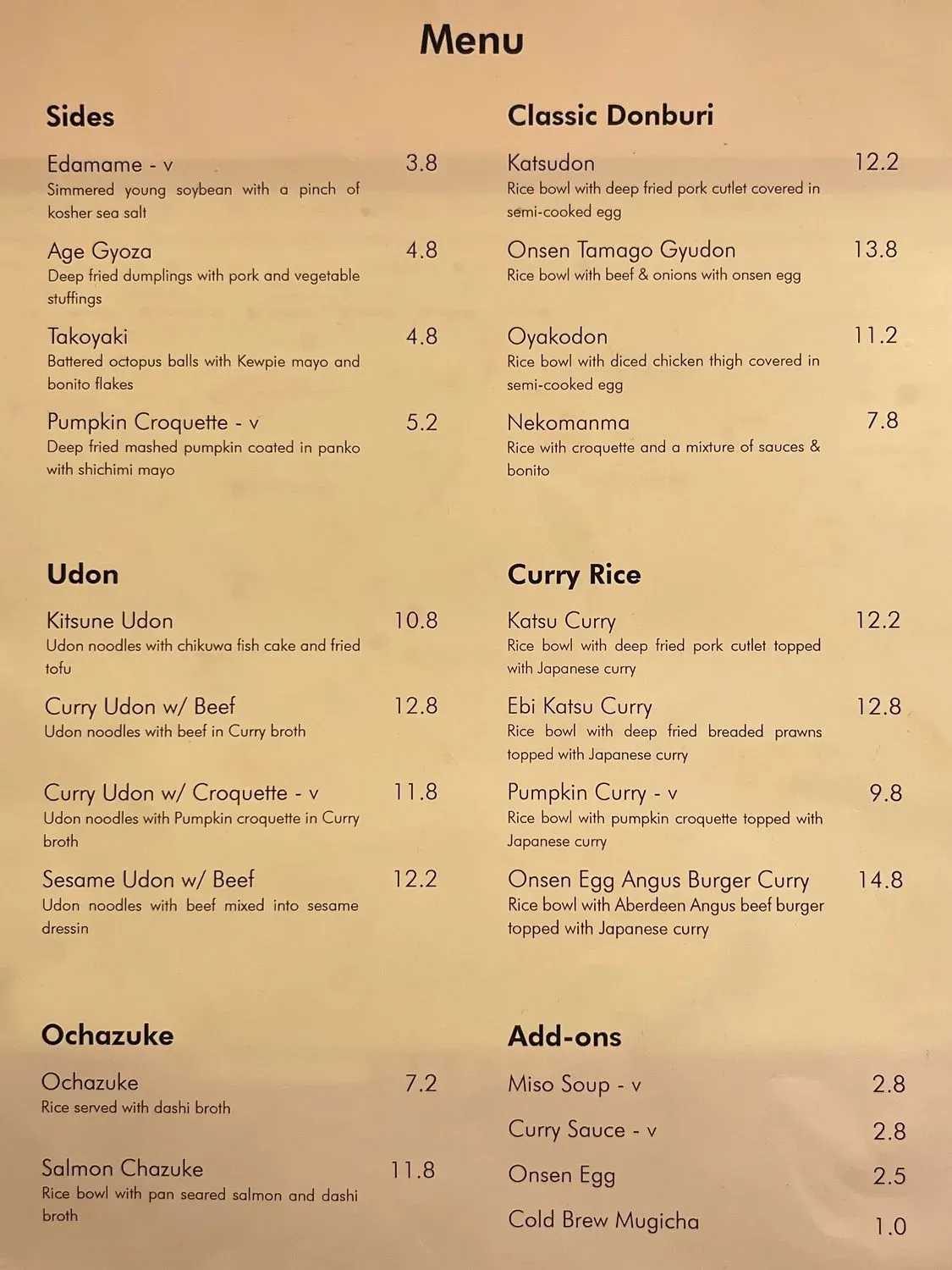 Menu 2