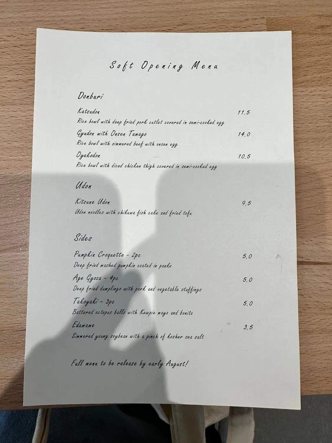 Menu 3