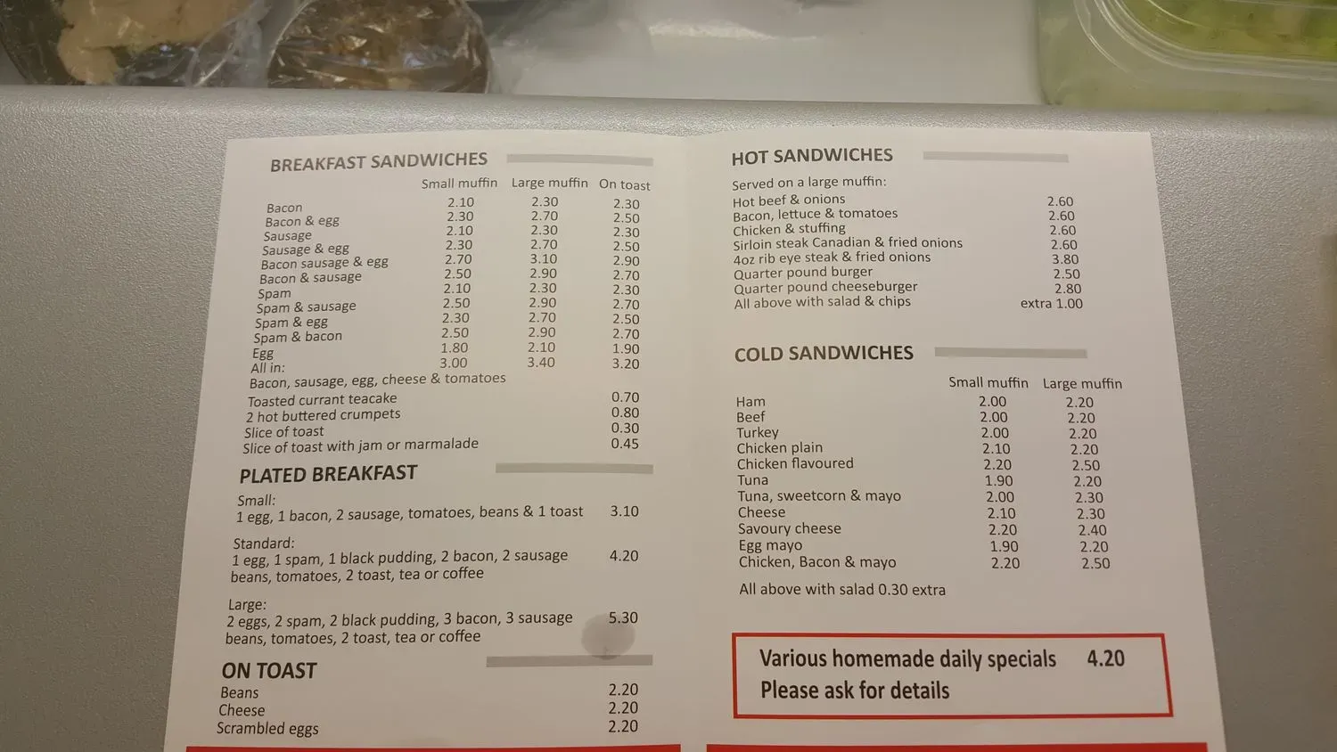 Menu 3