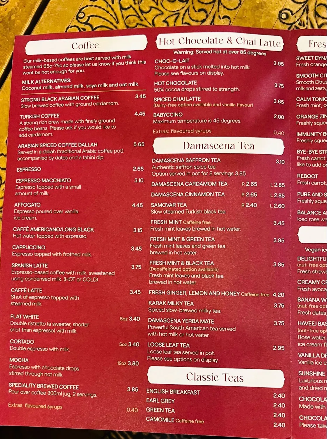 Menu 2