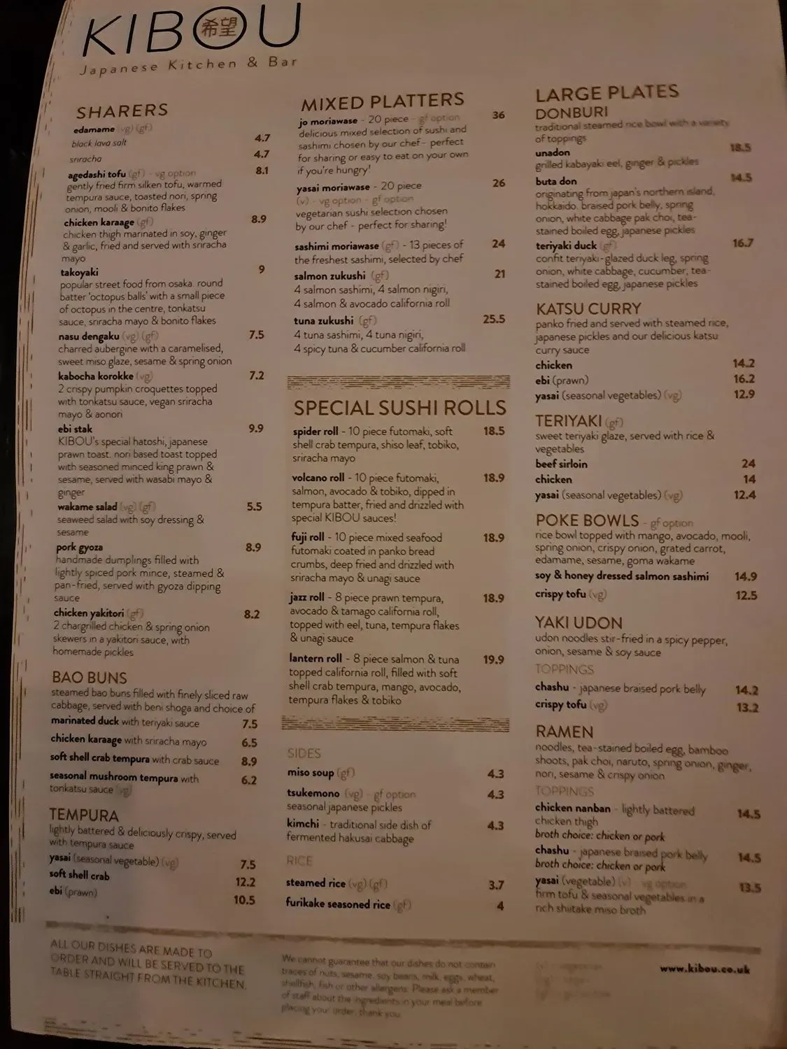 Menu 2