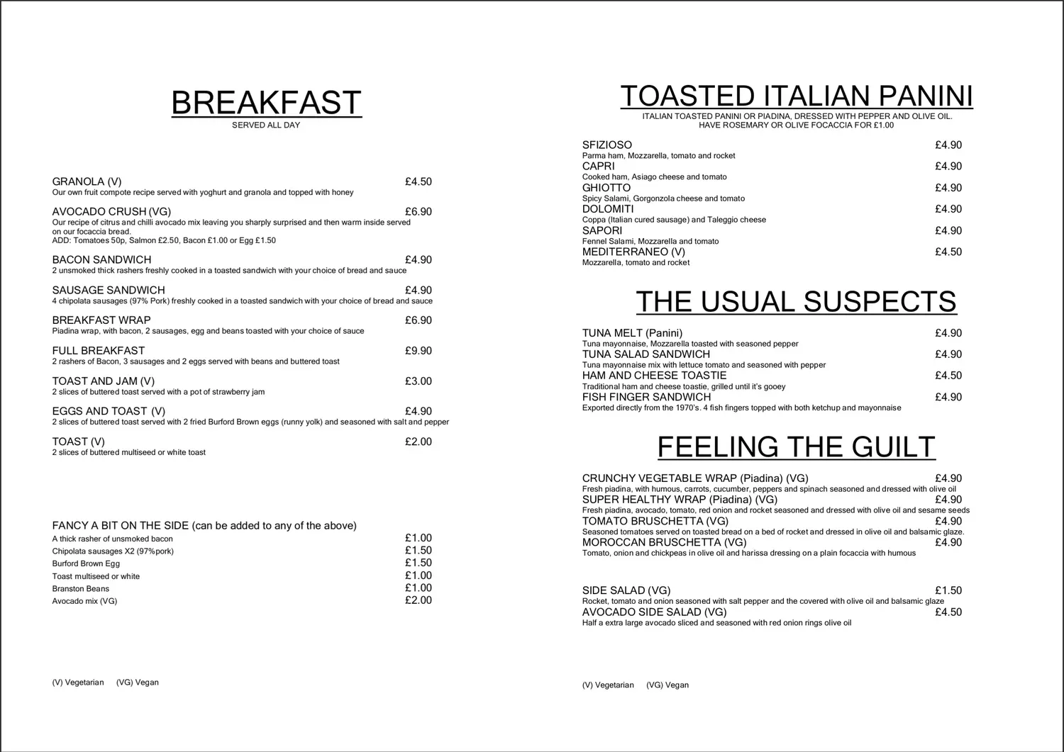 Menu 2