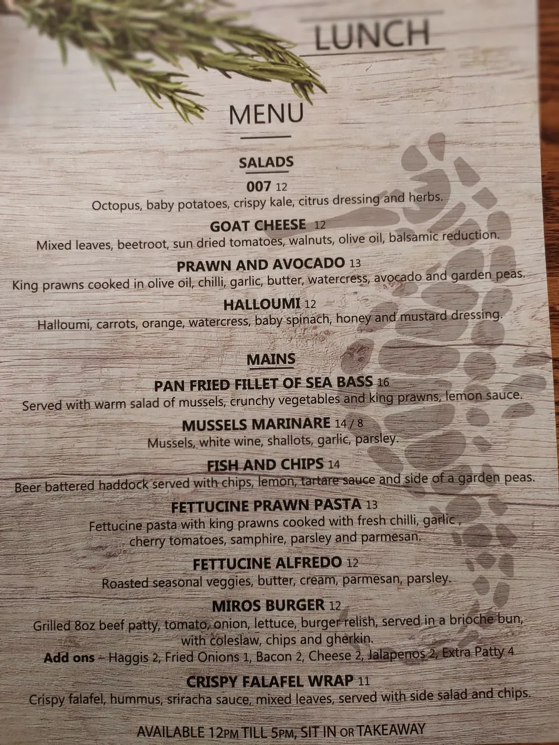 Menu 3