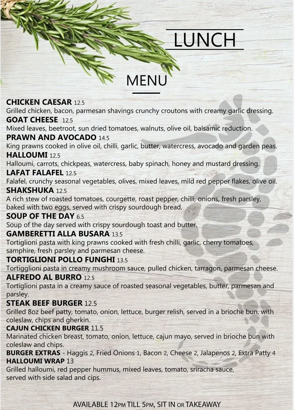 Menu 2