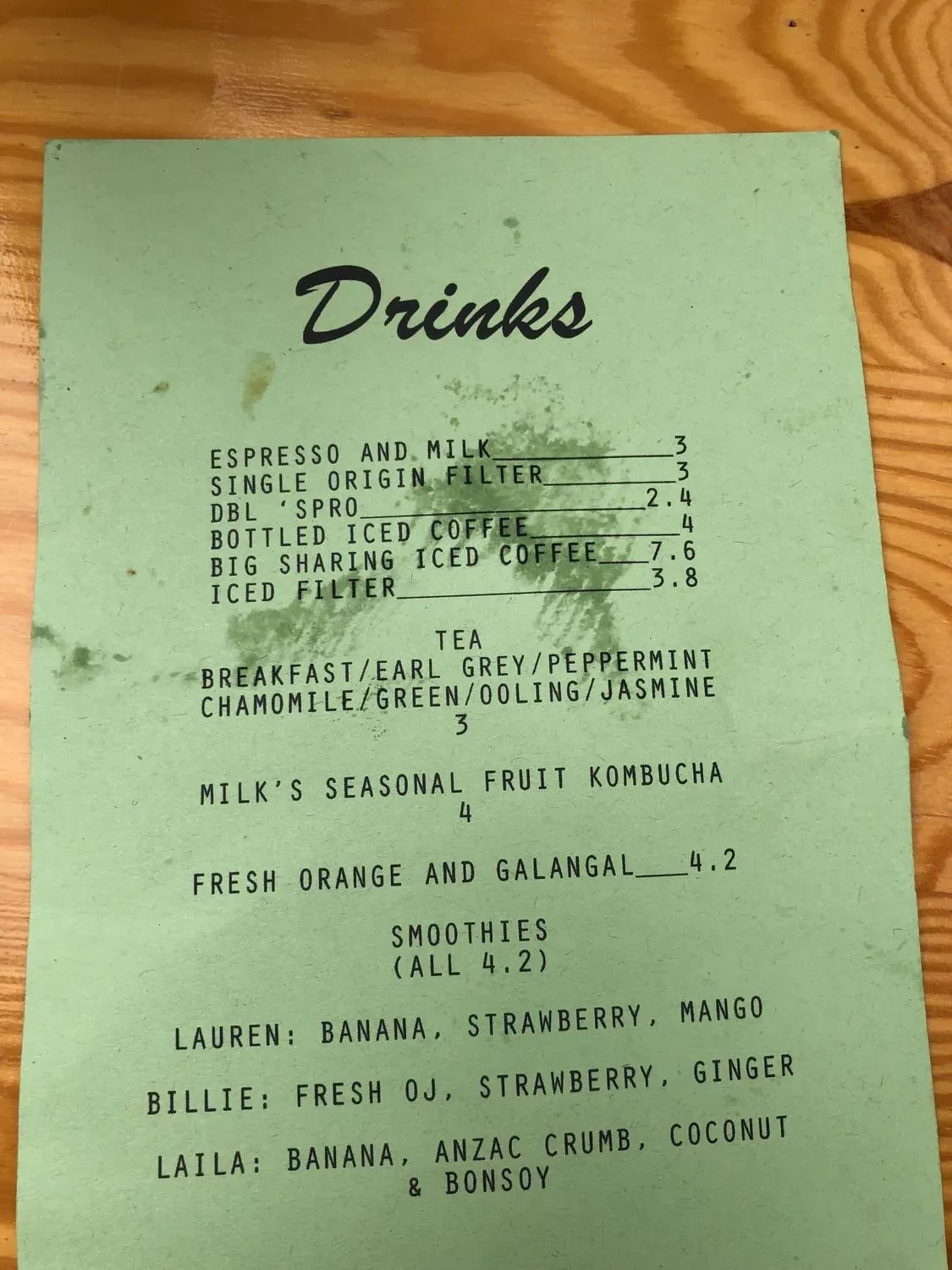 Menu 2