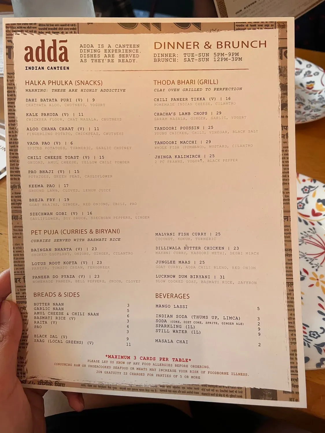 Menu 6