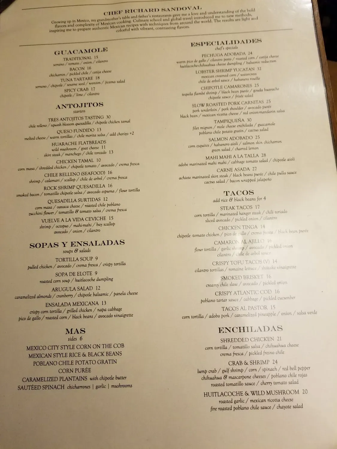 Menu 5