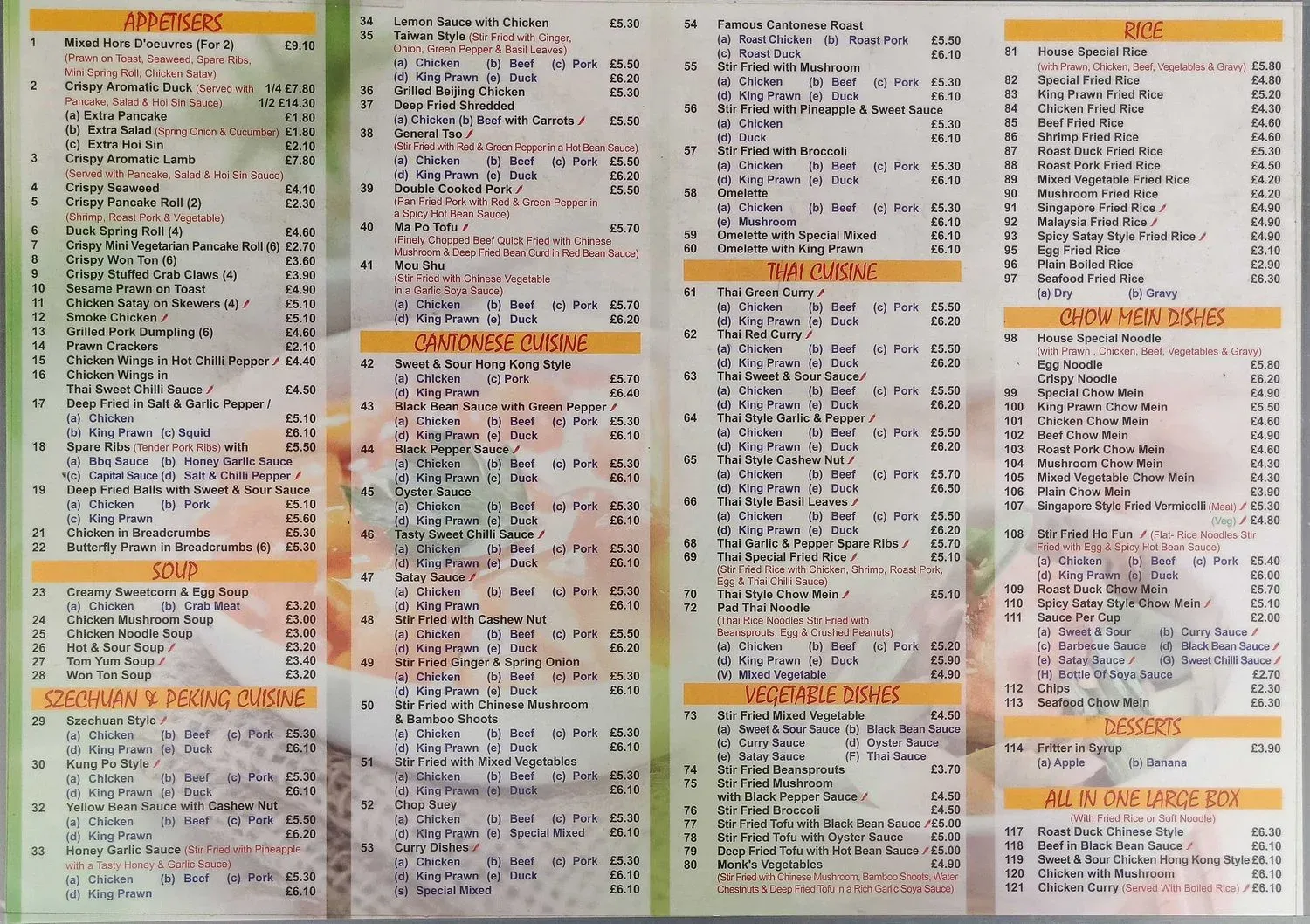 Menu 2