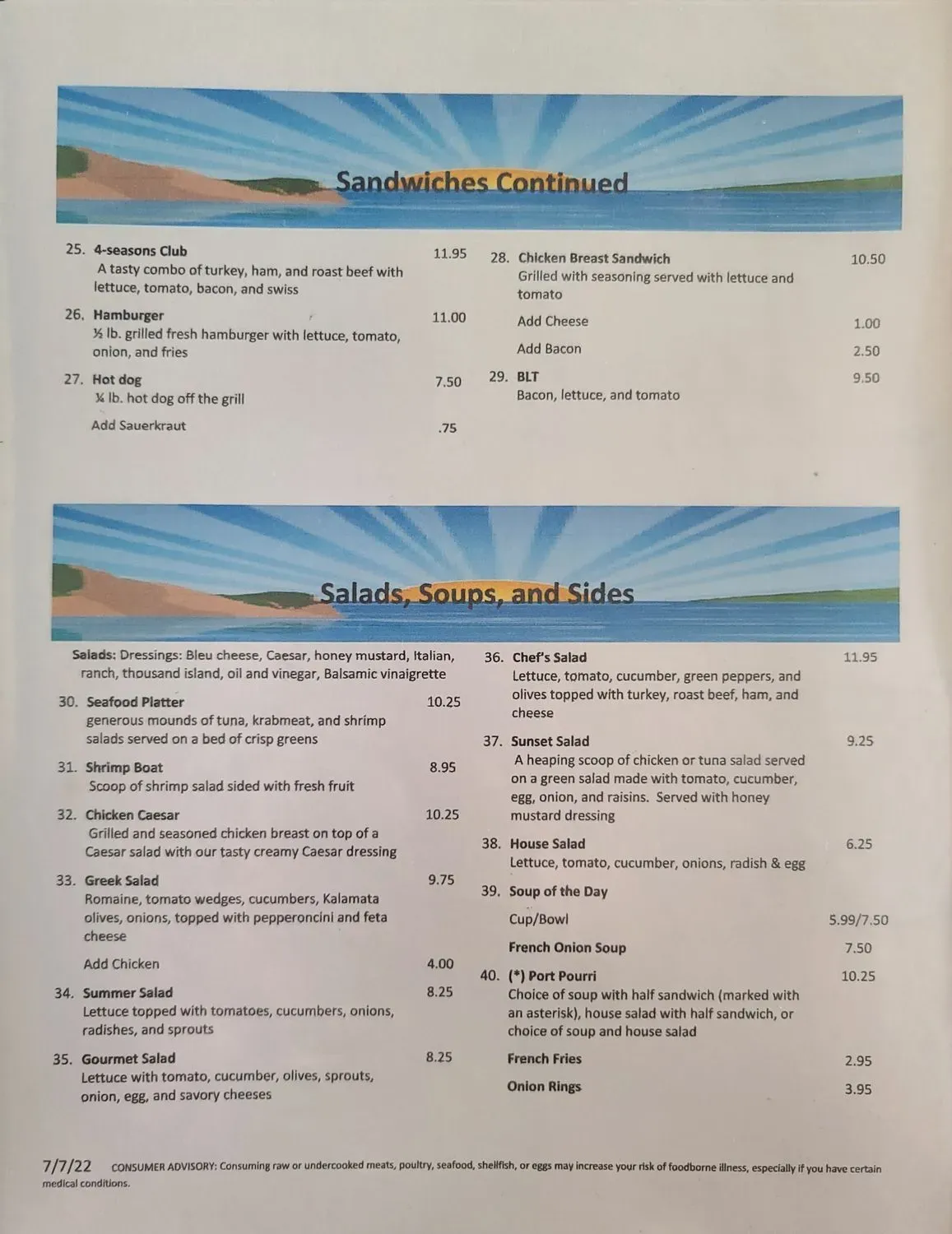 Menu 2