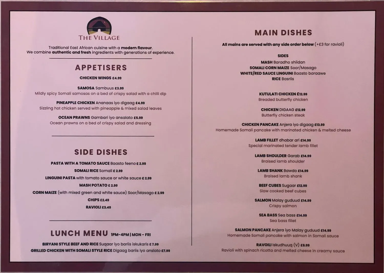 Menu 2