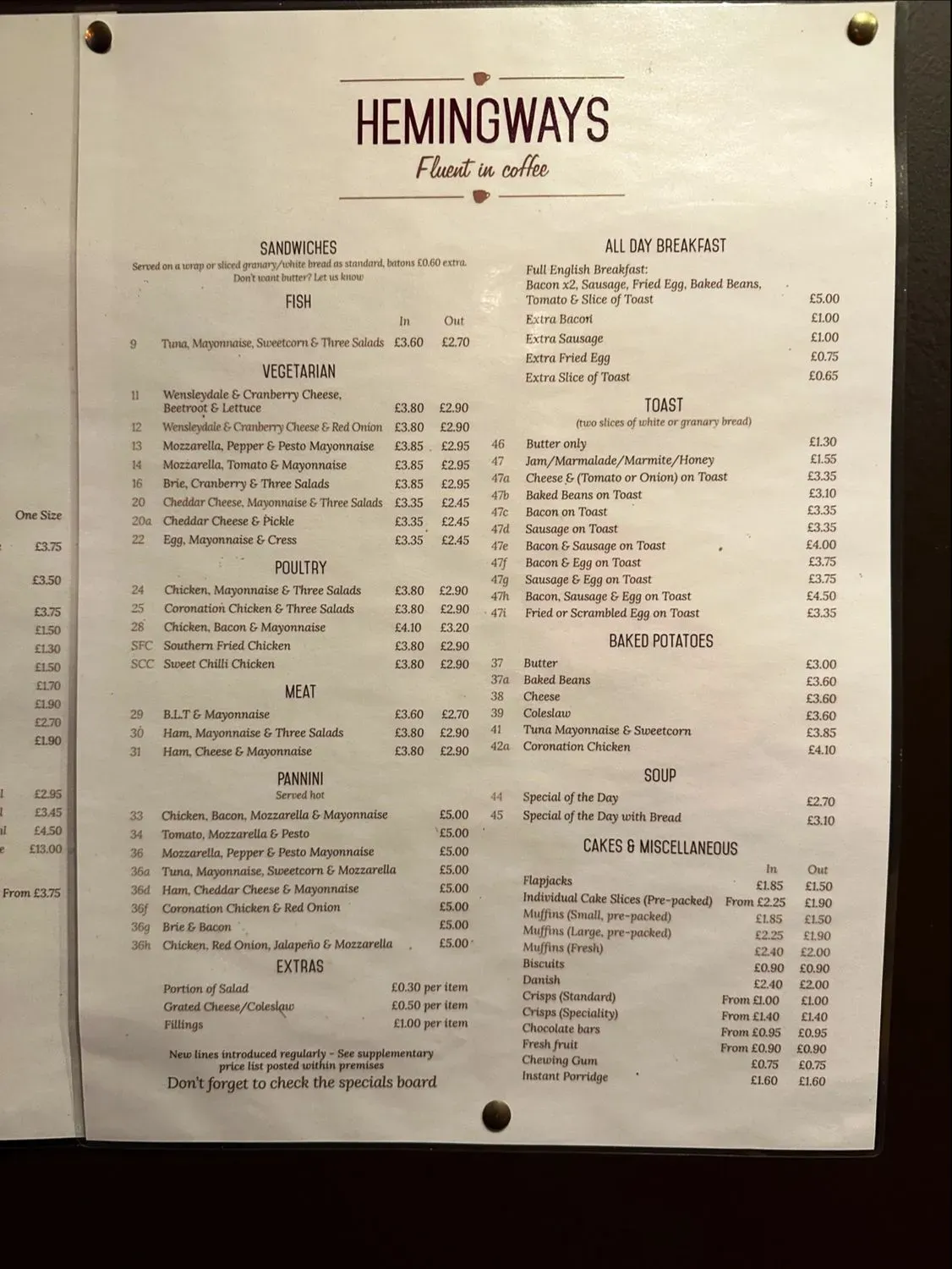 Menu 3