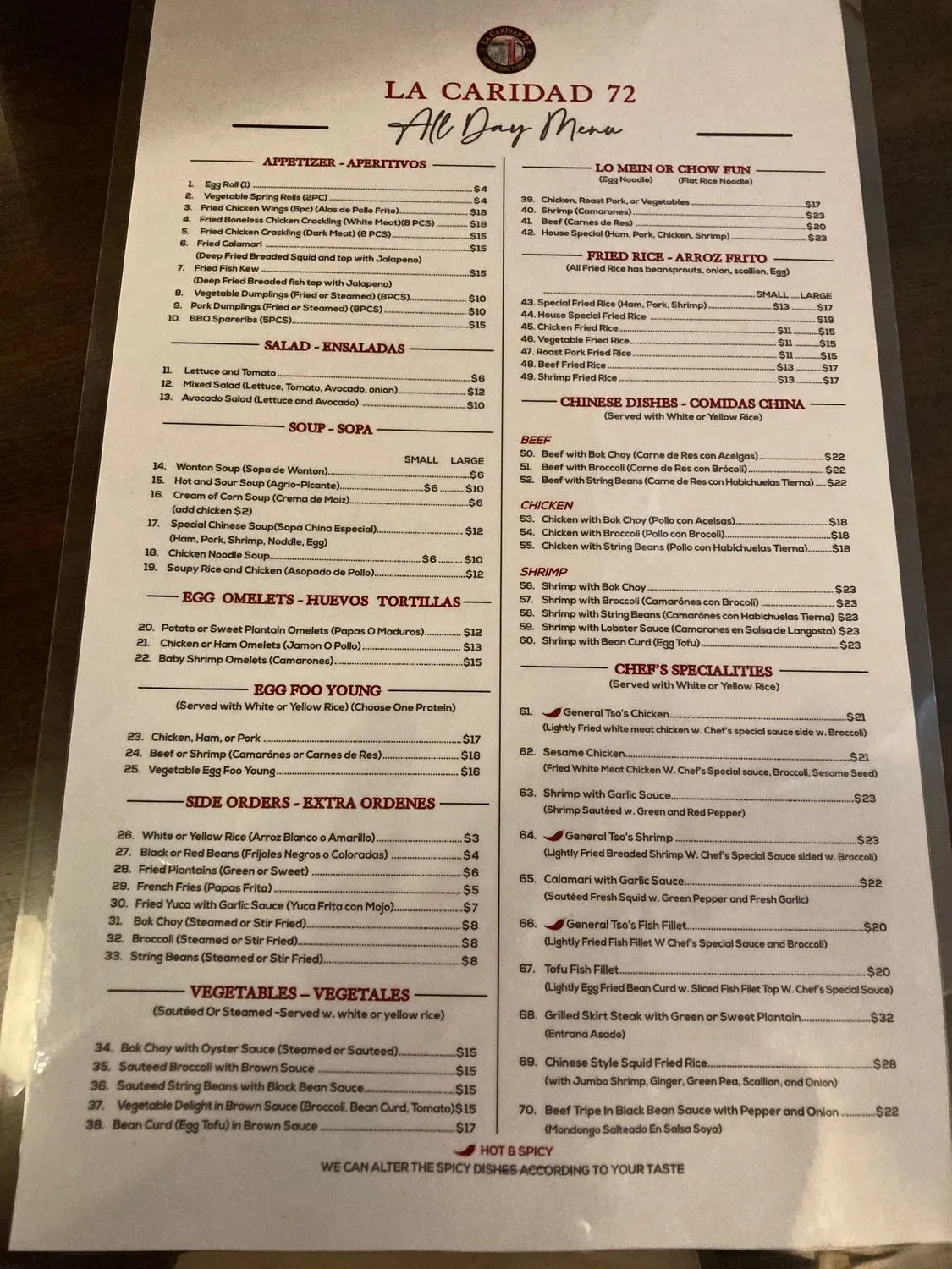 Menu 4