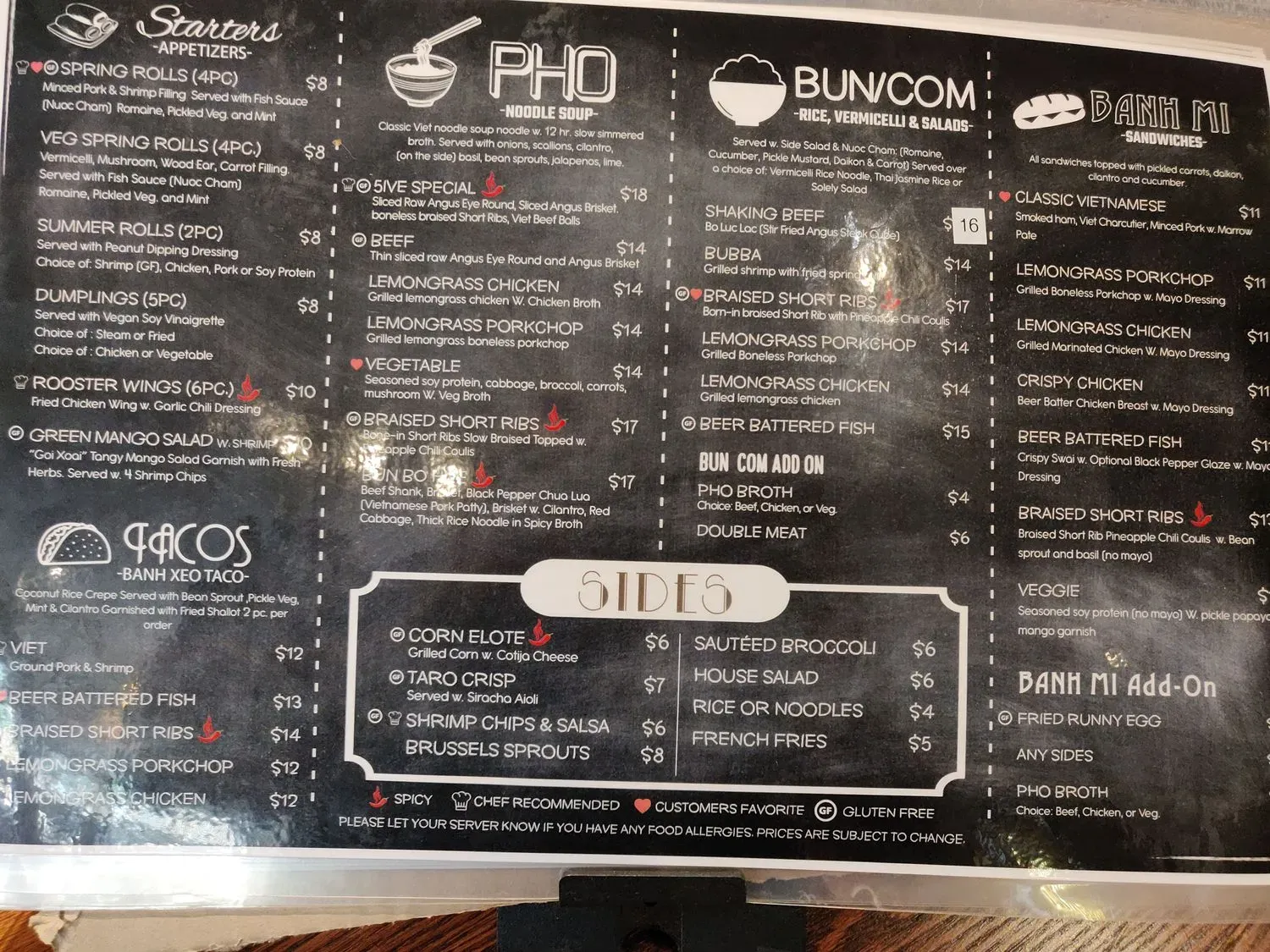 Menu 6