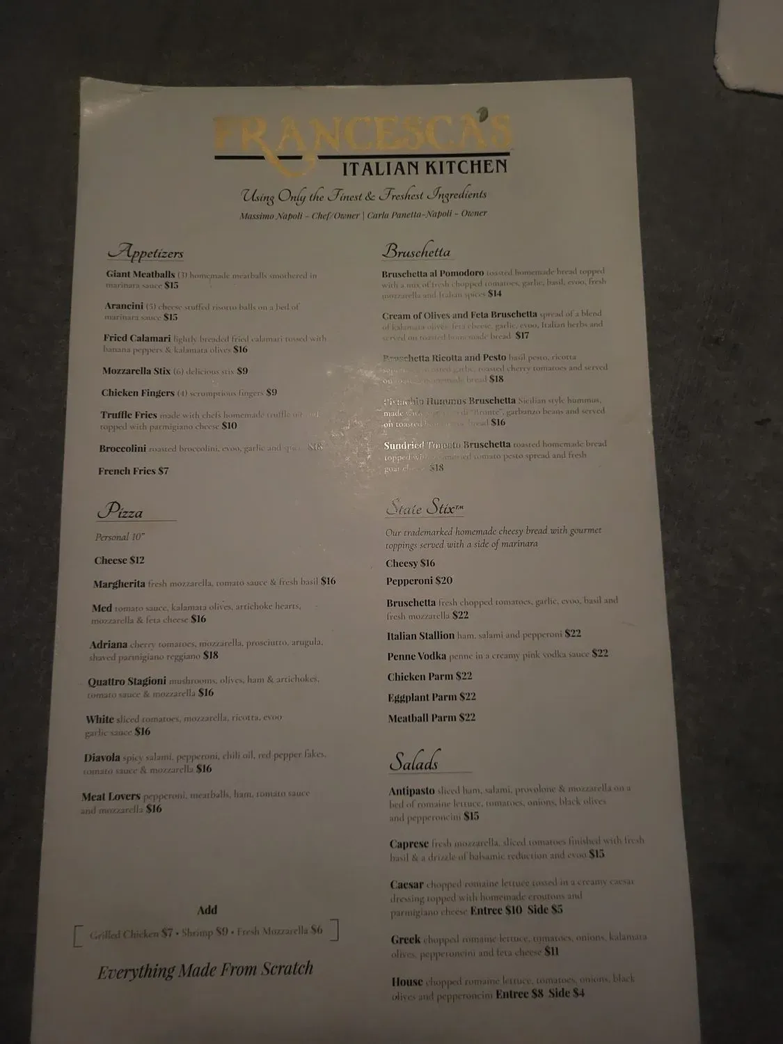 Menu 3