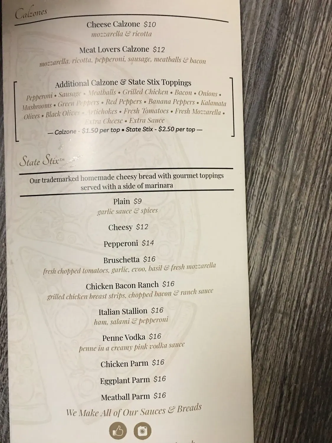 Menu 5