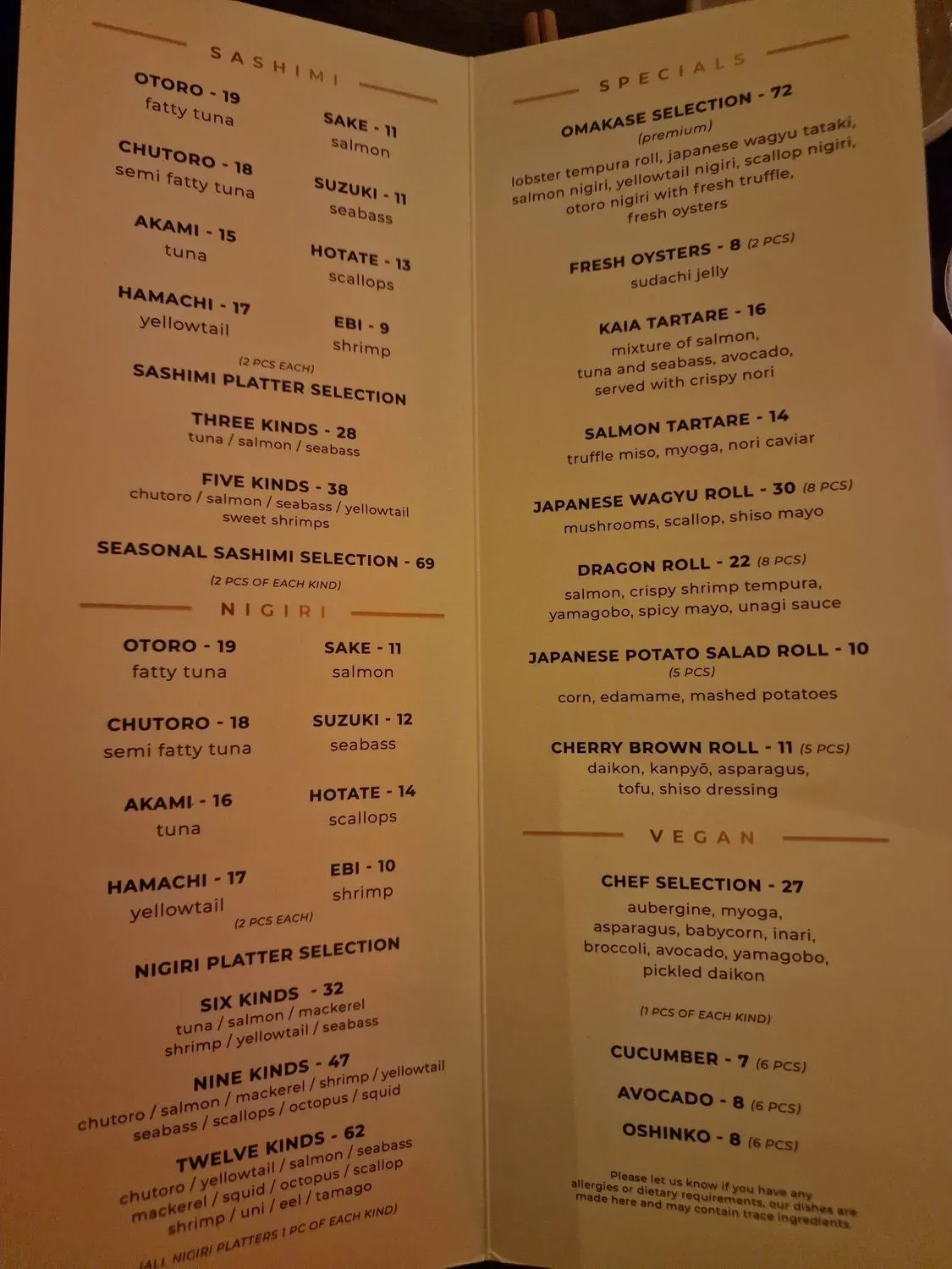 Menu 3