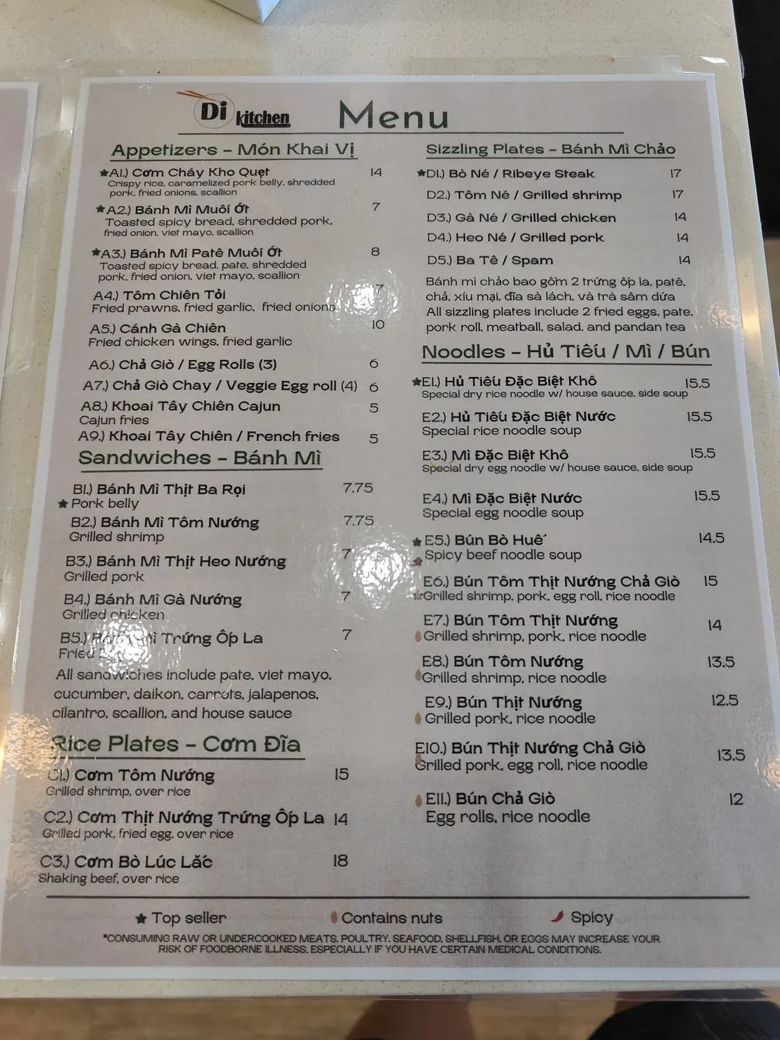 Menu 2