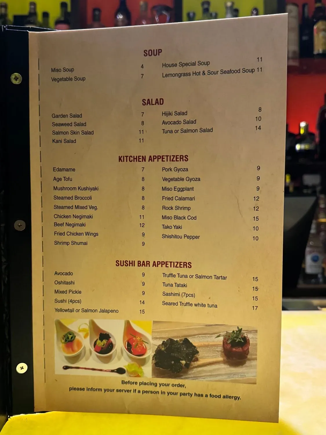 Menu 2