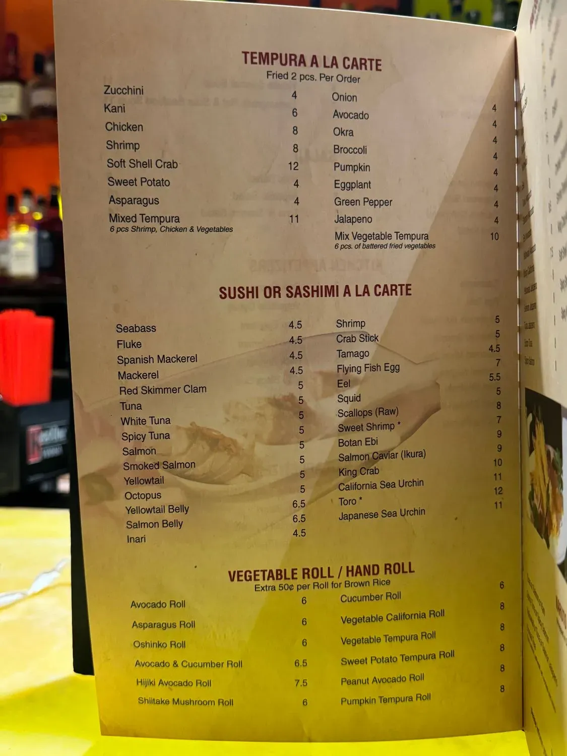 Menu 3