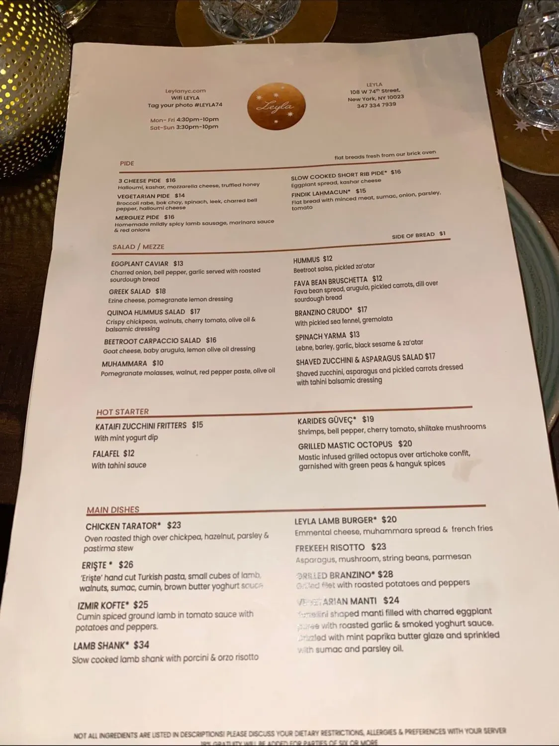 Menu 4