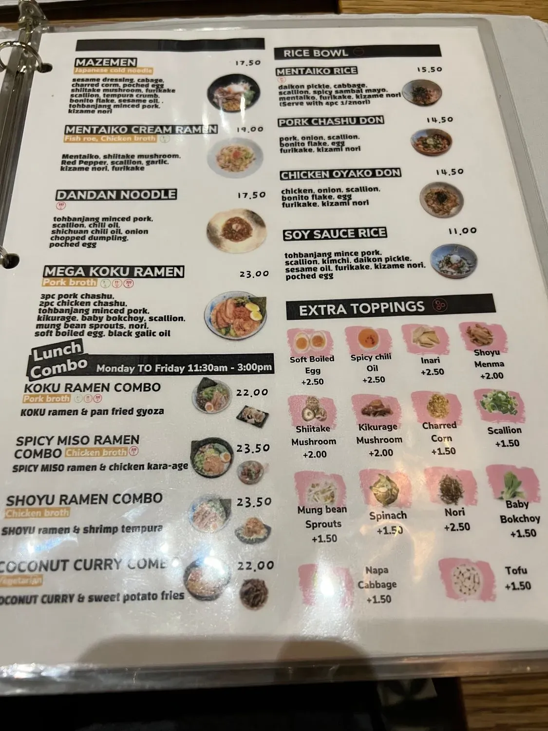 Menu 6