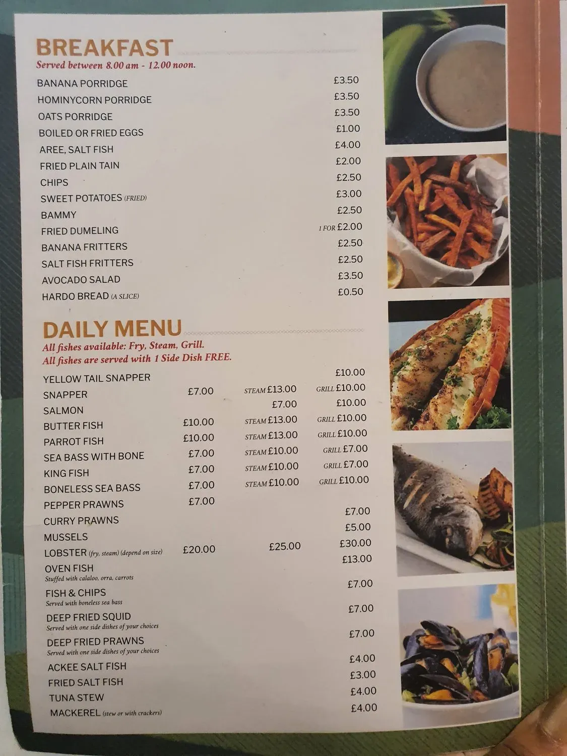 Menu 2