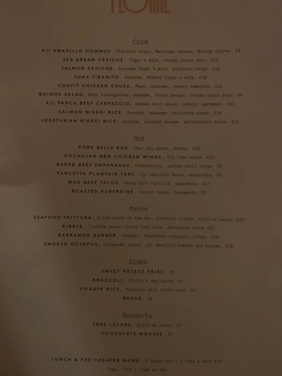 Menu 3