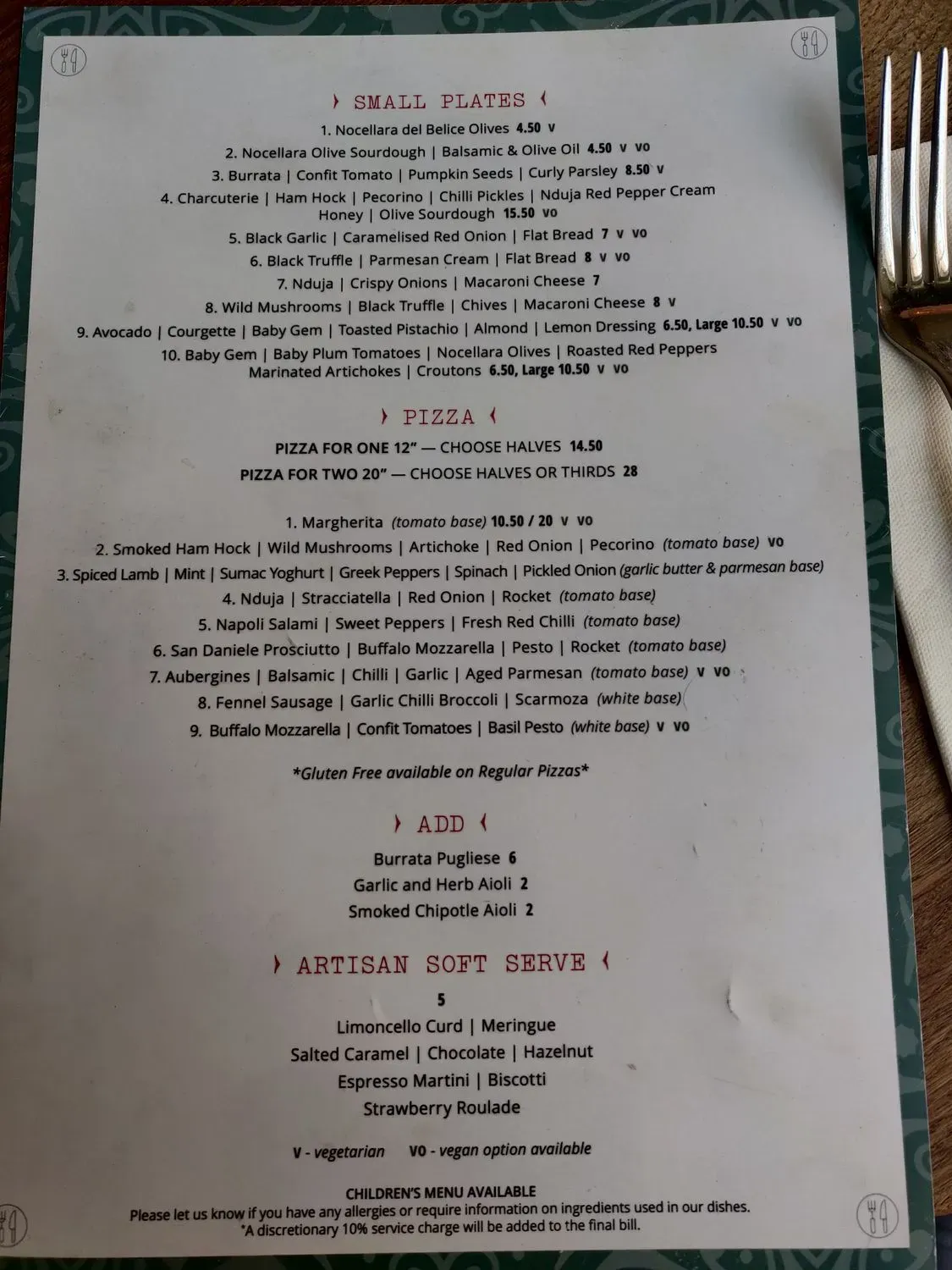 Menu 3