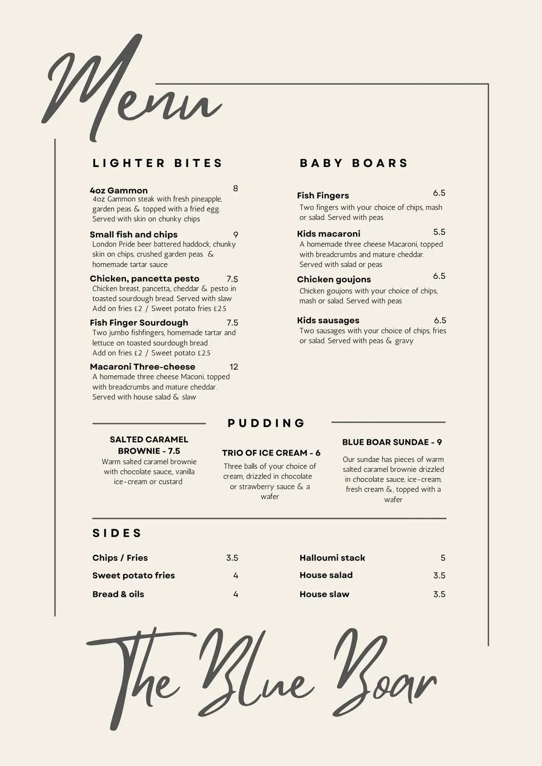 Menu 2