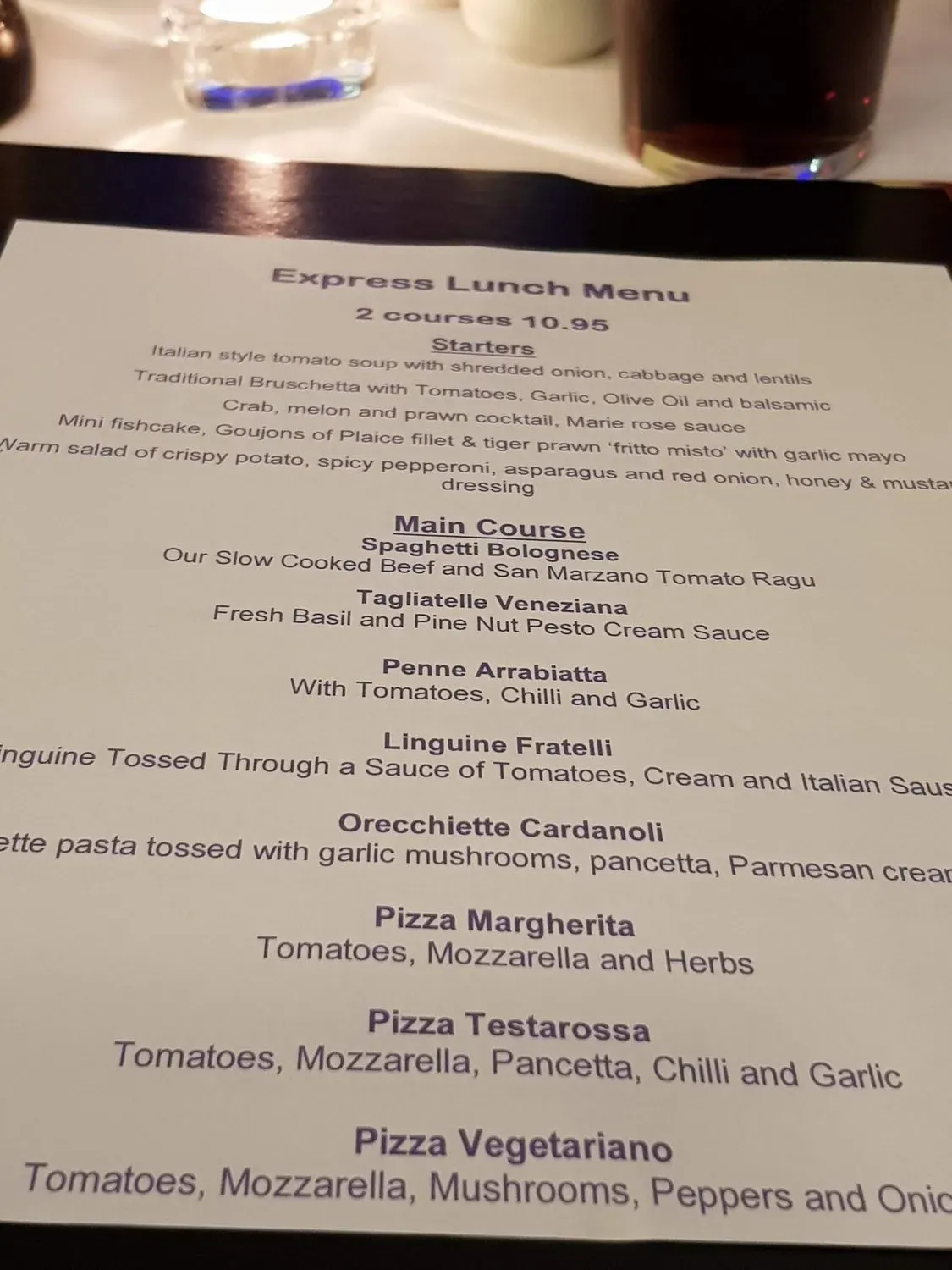 Menu 2