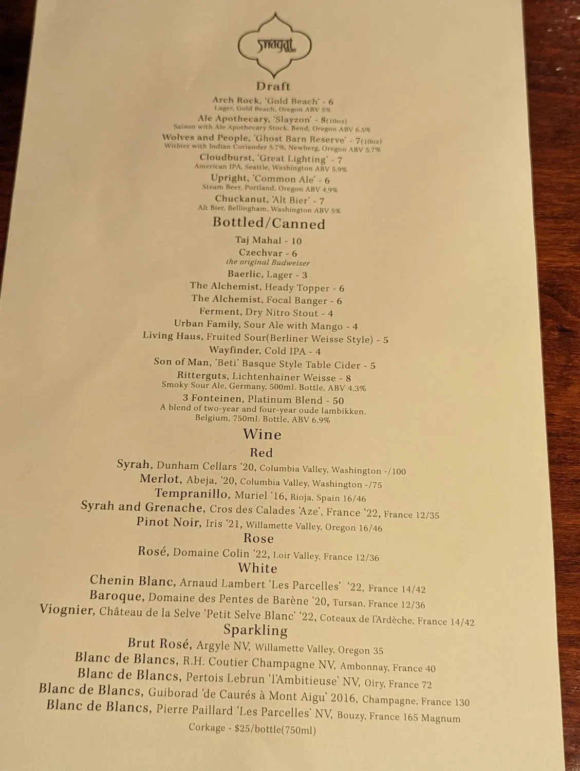 Menu 3