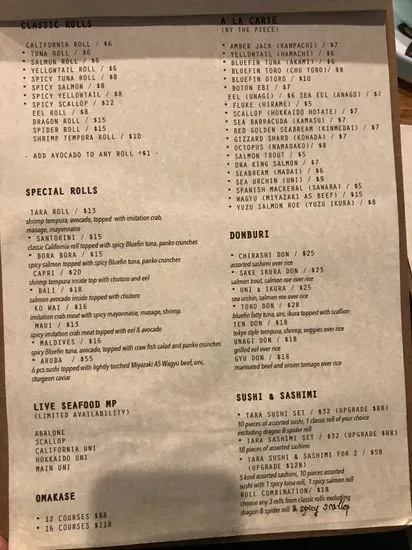 Menu 6