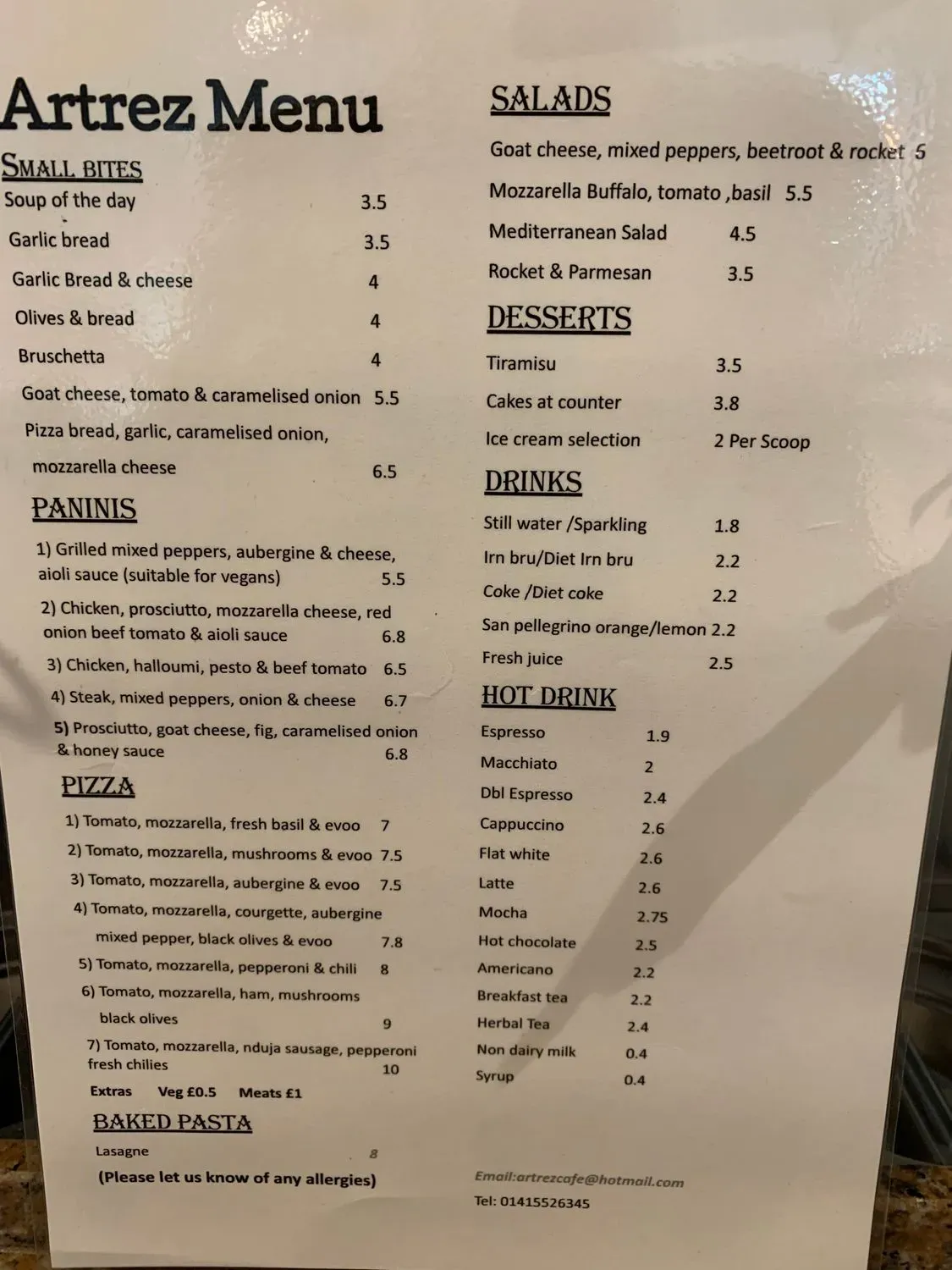 Menu 2