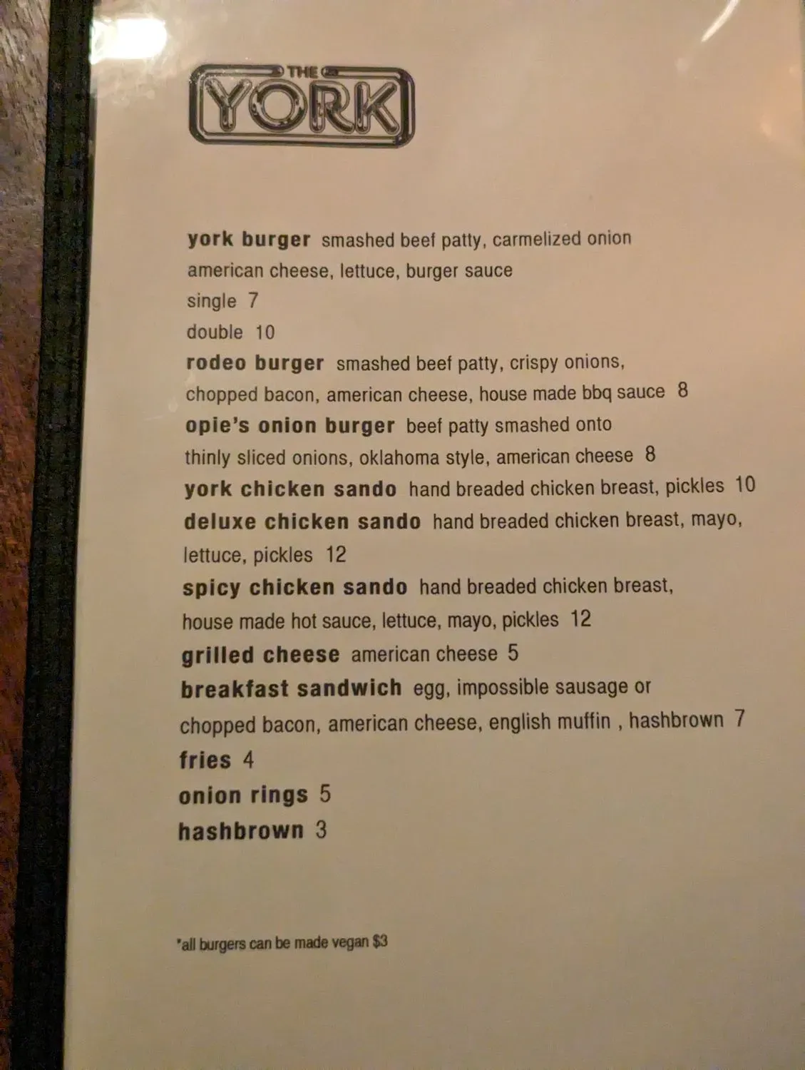 Menu 4