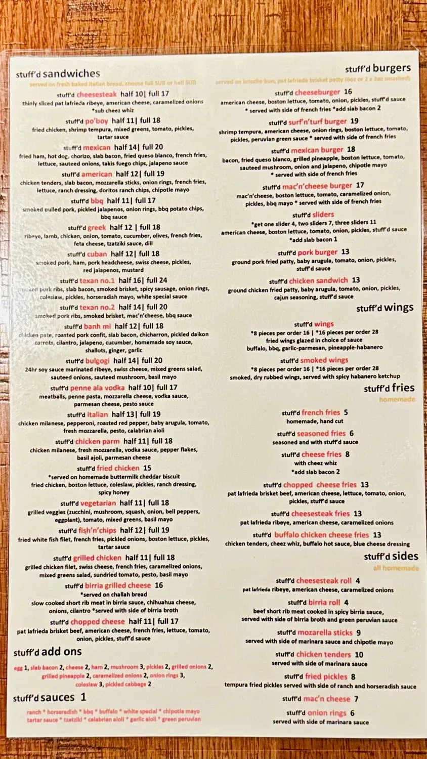 Menu 4