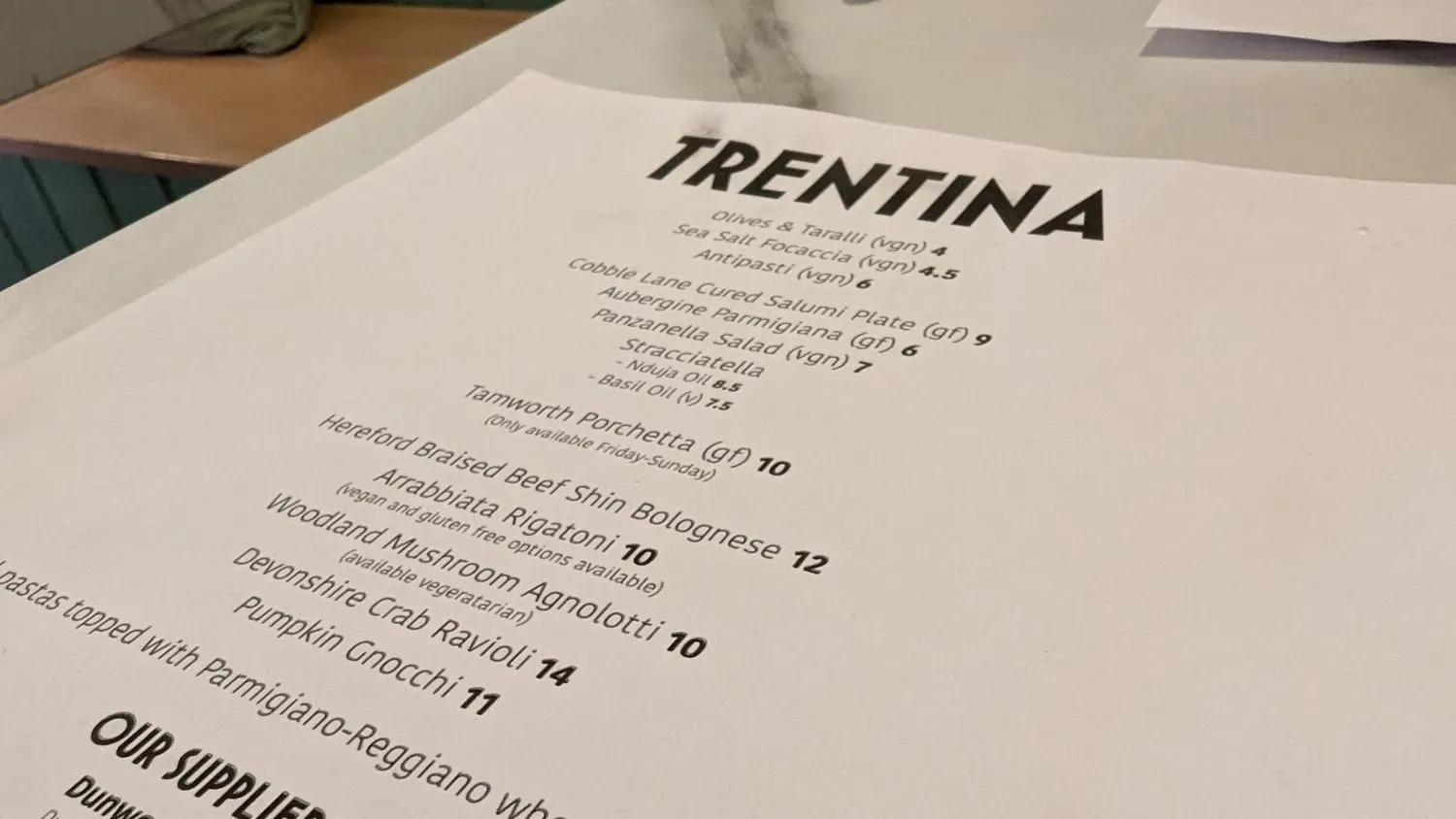 Menu 2