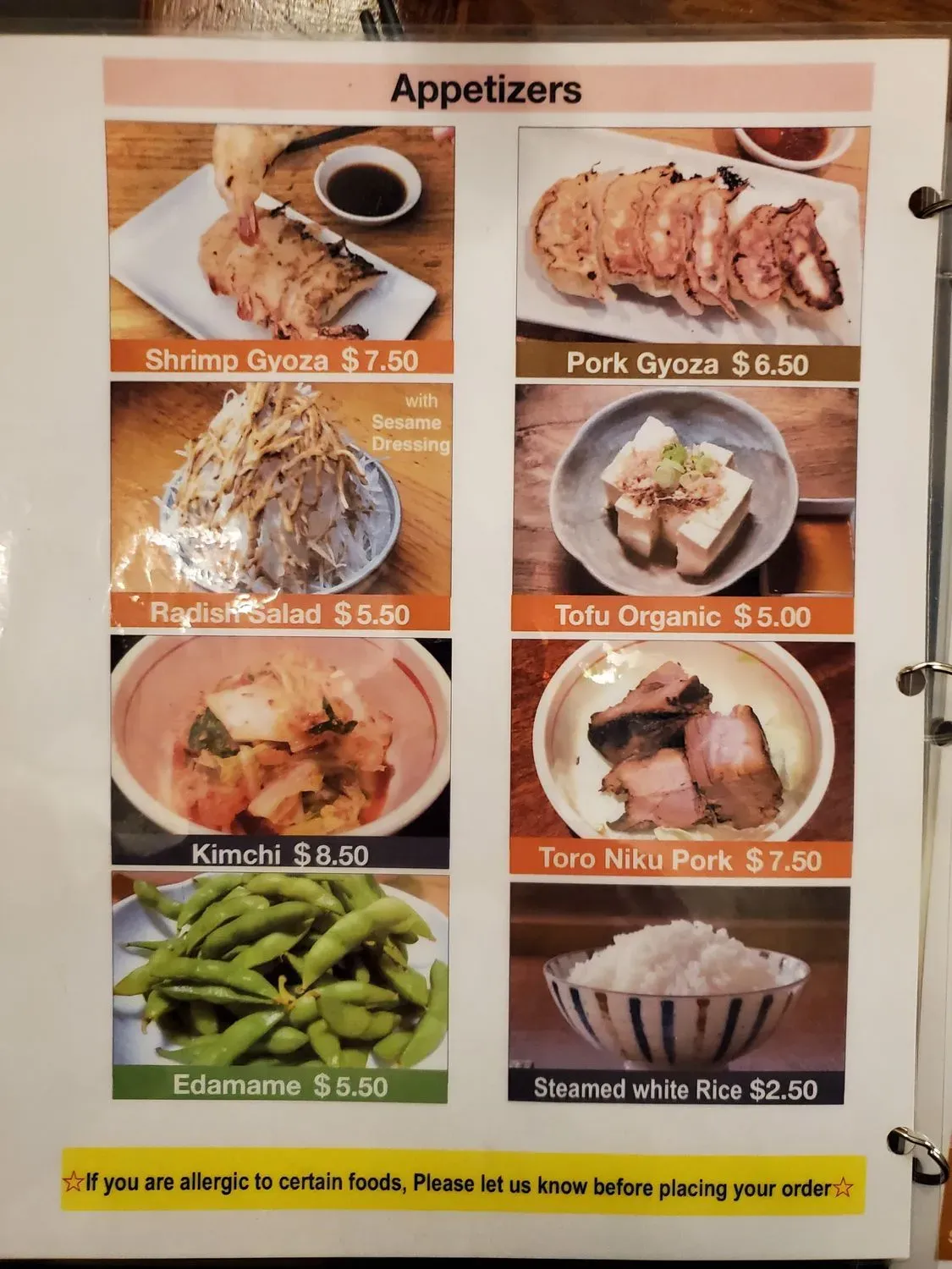 Menu 3