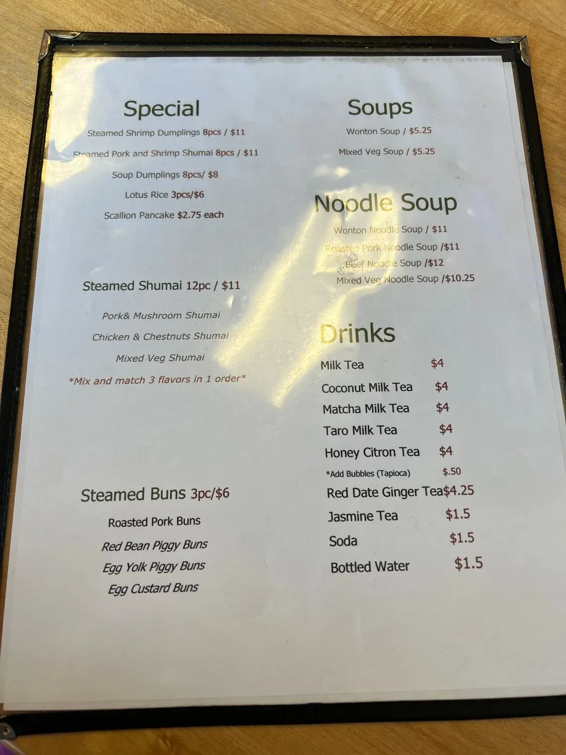 Menu 2