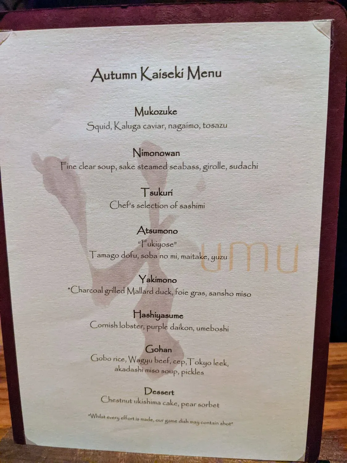 Menu 3