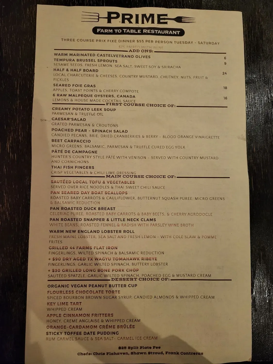 Menu 3