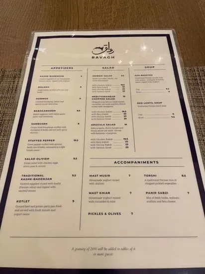 Menu 4