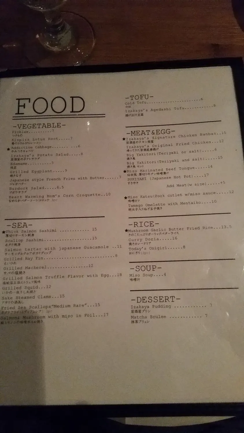 Menu 6